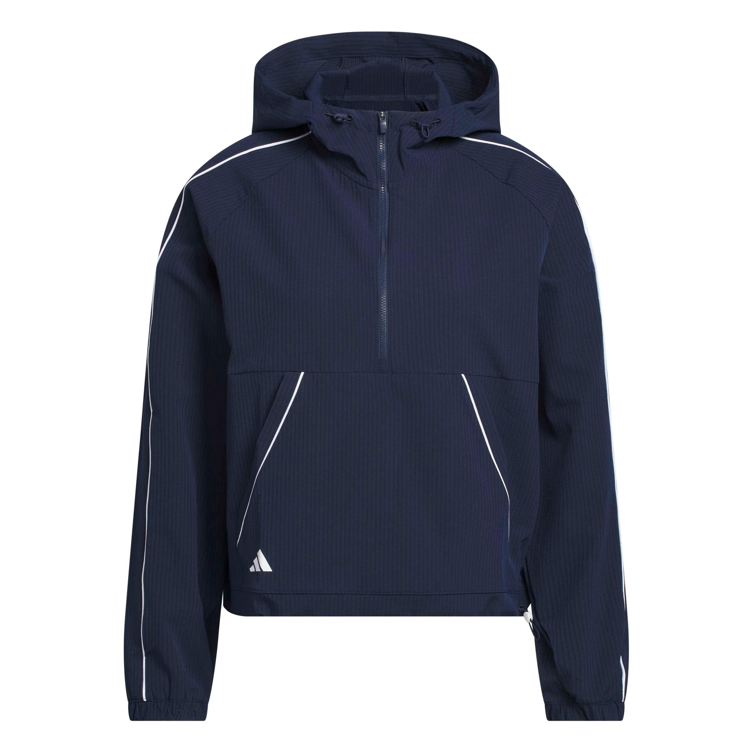 Women's Ultimate365 Seersucker 1/4 Zip Jacket | ADIDAS | Outerwear